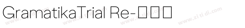 GramatikaTrial Re字体转换